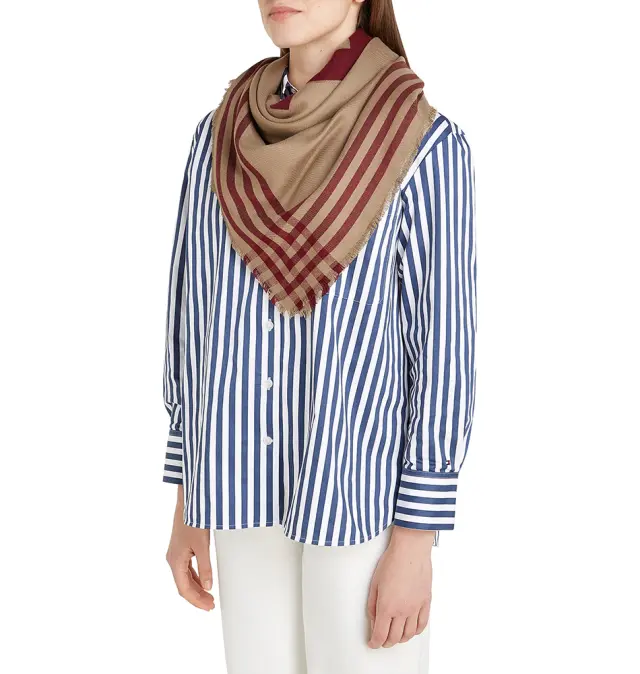 Φουλάρι TOMMY HILFIGER TH Naval Square 16651 Μπεζ 2