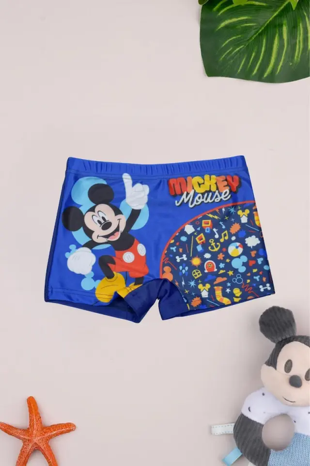 Disney Mickey Παιδικό Μαγιό Βερμούδα / Σορτς Κόκκινο 2