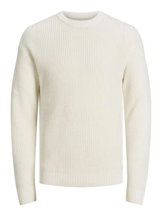 JORBRINK KNIT CREW NECK Cloud Dancer