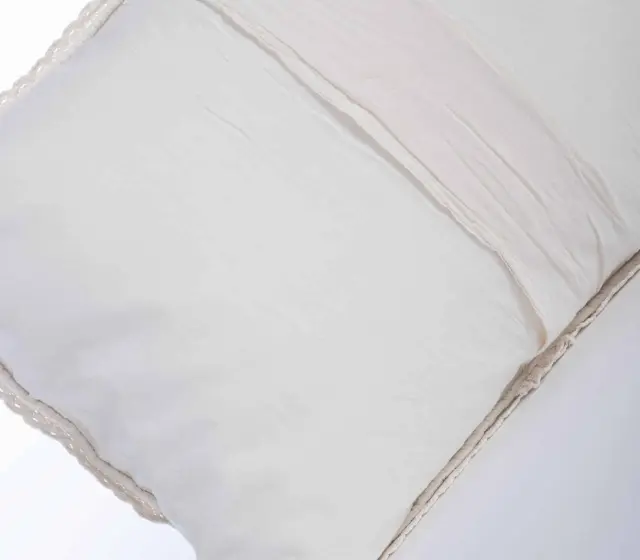 Nef-Nef Homeware Μαξιλαροθήκες Σετ 2 Τεμαχίων Brunno 52x72 Ecru 2