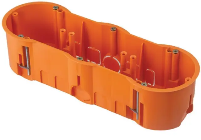 Junction box triple deep 3×68×60mm