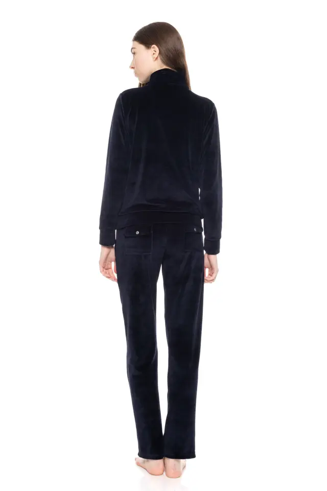 WN-1001 - Black - TRACKSUIT VELVET NOS HIGH NECK 3