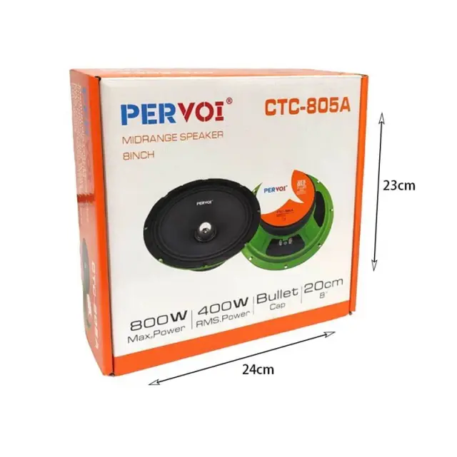 PerVoi Ηχείο Αυτοκινήτου Midrange 20cm 800W CTC-805A - Drive Midrange Car Speaker 68264 3