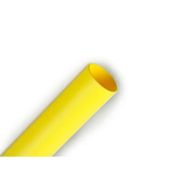 Heat-shrinking tubing 38/19 yellow.