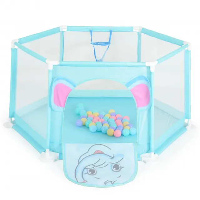 Πάρκο Δραστηριοτήτων 146 cm Με 50 Μπάλες 7062B Blue Moni Toys 3801005601813 2