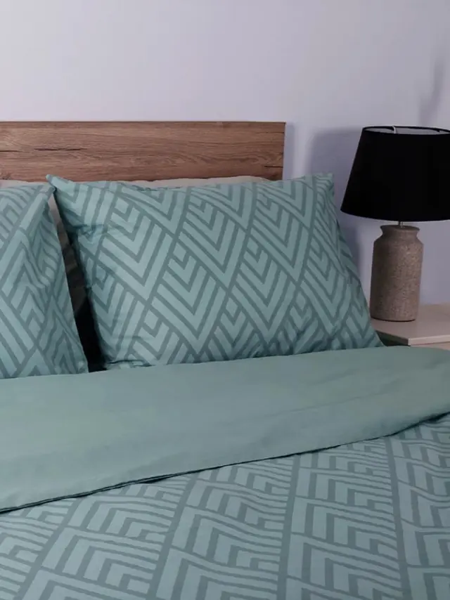 Σετ Σεντόνια Cotton Feelings 2036 Aqua King Size (260x270) Sunshine 3
