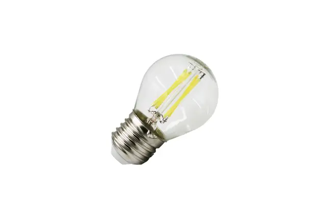 LED ΛΑΜΠΑ COG ΣΦΑΙΡΙΚΟ ΔΙΑΦΑΝΟ Ε27 6W 230V ΨΥΧΡΟ 5800K