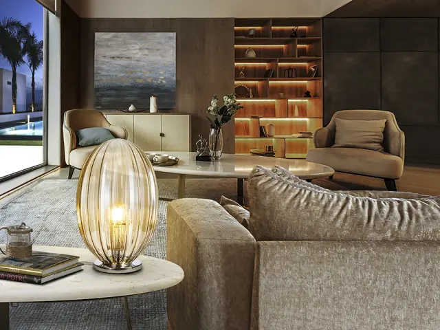 Ovila ta lamp επιτραπέζιο φωτιστικό Smoke grey 2