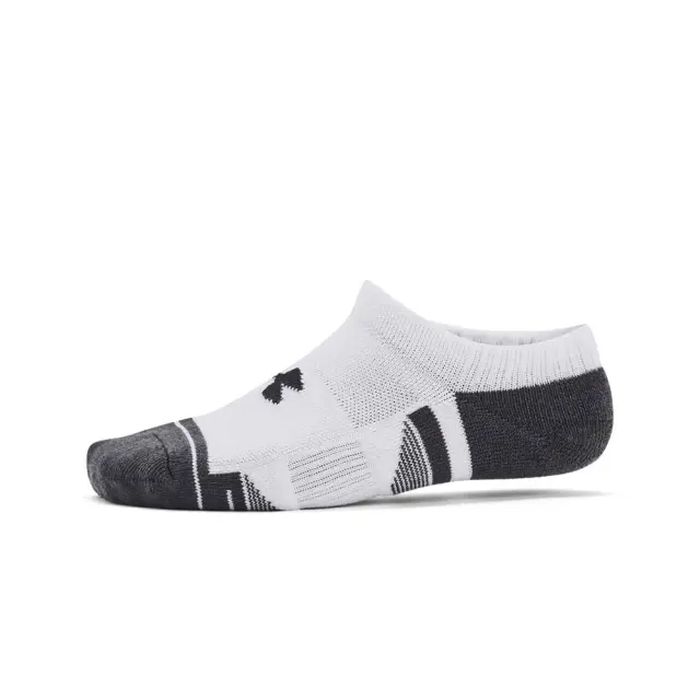 Under Armour Youth Performance Tech 3 Pack No Show Socks Άσπρο 1379519-100 (Under Armour) - Medium