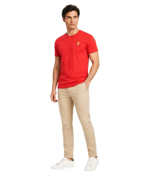 Marina Militaire - Ανδρικό Κοντομάνικο Μπλουζάκι T-Shirt MYT189C-0006 Κόκκινο 2