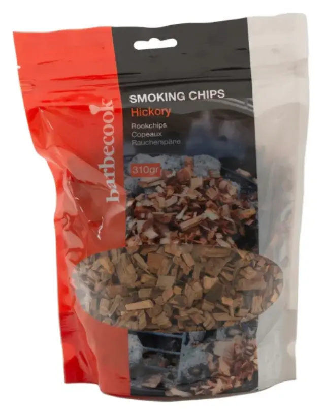 Barbecook Ξύλα-Chips Καπνίσματος Για Ψησταριά Με Άρωμα Hickory Natural 375gr