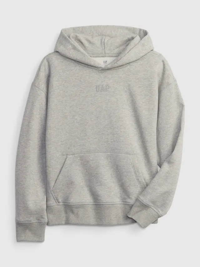 Παιδικό Gap Logo Pullover Φούτερ Light heather gray