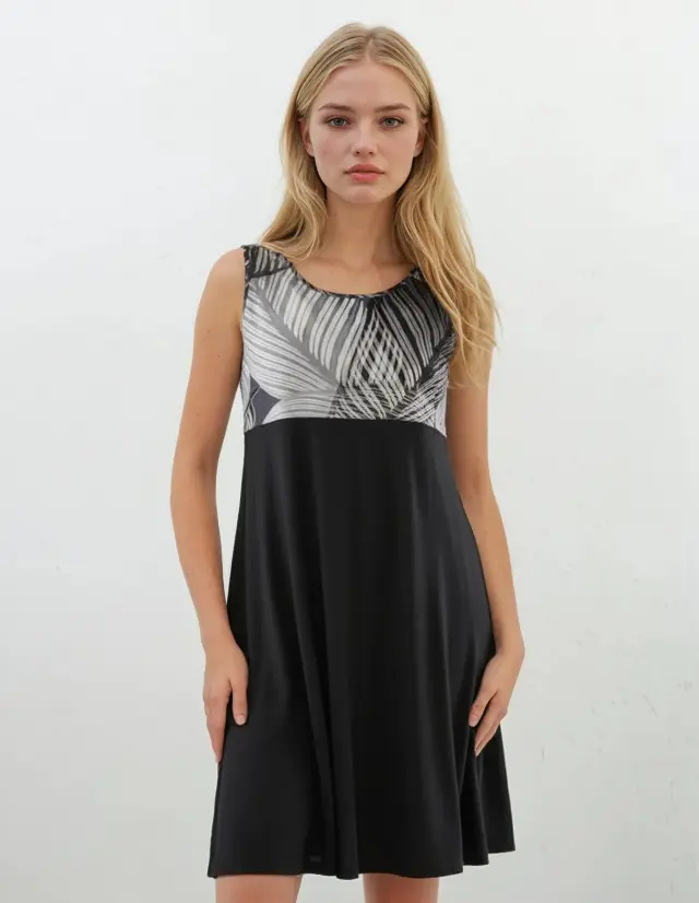 S639 - Black - BEACHDRESS HAVANERA - S 2