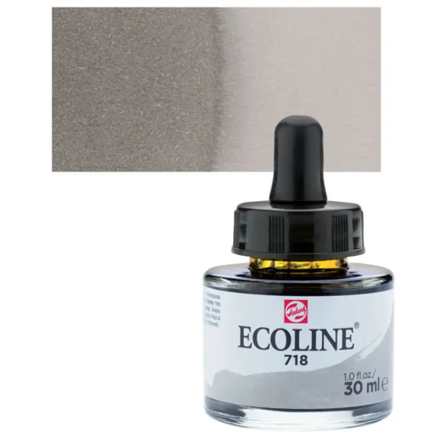 Μελάνι Talens Ecoline - 718 Warm Grey - 30ml