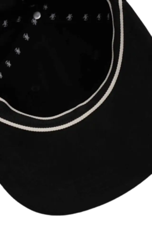 Tommy Hilfiger Γυναικείο One Size Καπέλο Jockey TH Embroided Cord Cap Μαύρο 3