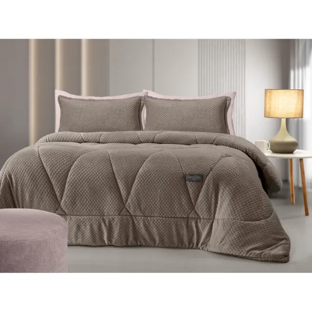 Κουβερτοπάπλωμα Ημίδιπλο Saint Clair Serena Vison 180x240