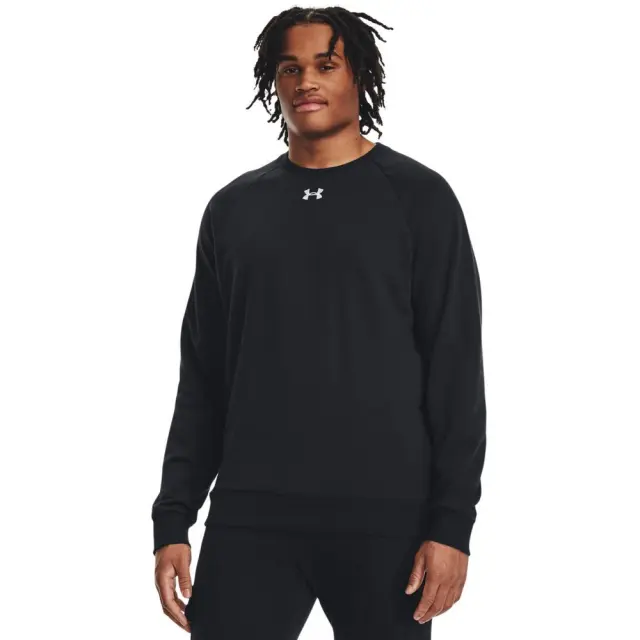 Under Armour Rival Fleece Crew (1379755-001) - Μαύρο