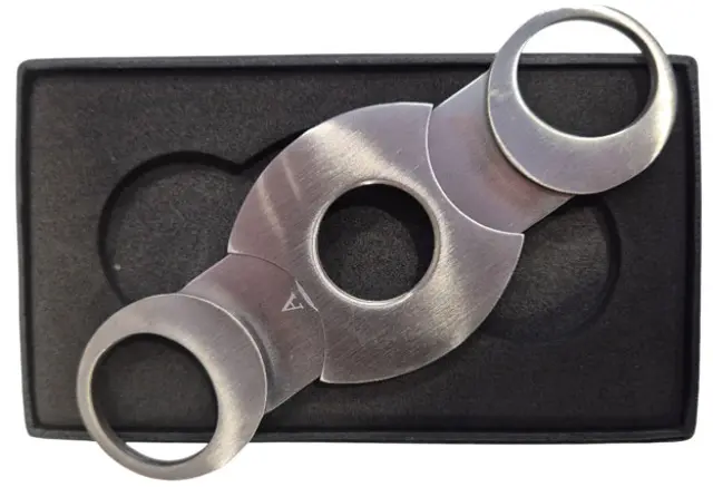 Angelo Κόφτης Πούρων Μεταλλικός Cigar Cutter 2-Blade