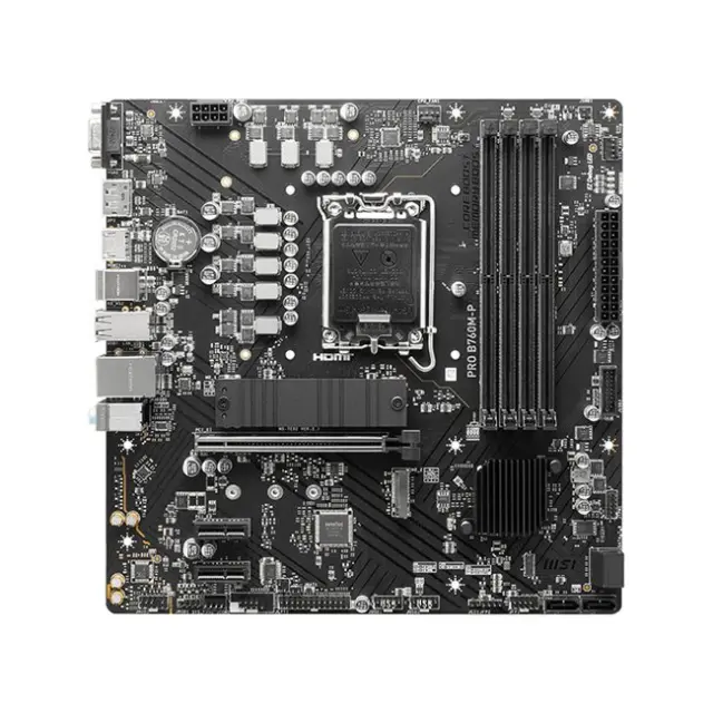 MSI PRO B760M-P motherboard Intel B760 LGA 1700 micro ATX 2