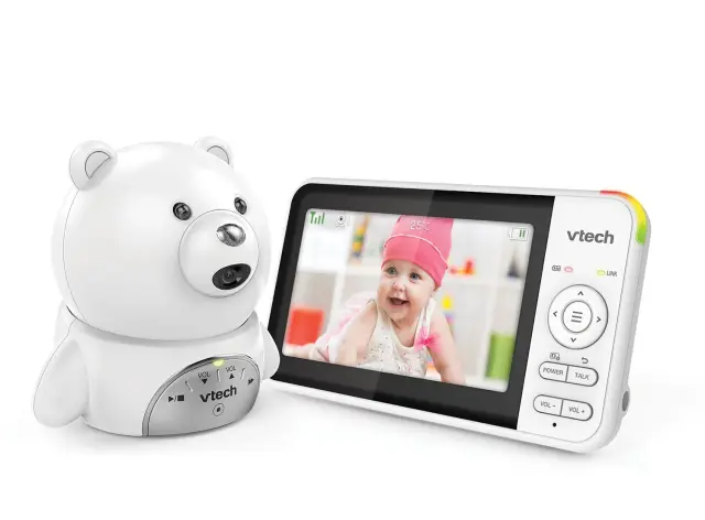 Vtech Video Nanny Ασύρματη Ενδοεπικοινωνία Μωρού με Κάμερα & Οθόνη 5" , Αμφίδρομη Επικοινωνία & Νανουρίσματα