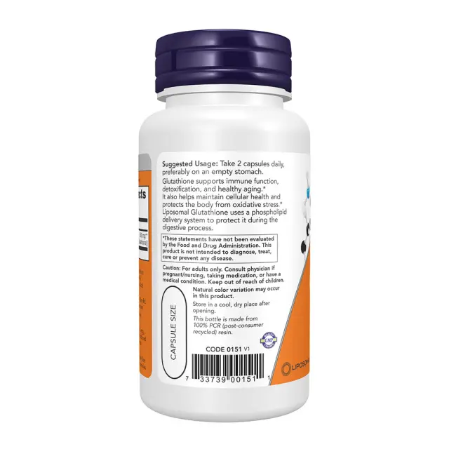 Now Foods Liposomal Glutathione 3