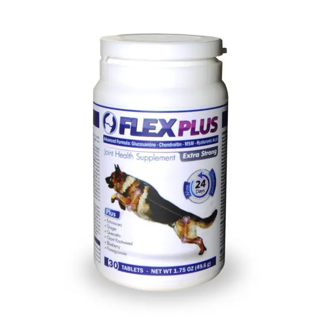 Flexplus Συμπλήρωμα Διατροφής Χονδροπροστατευτικό για Υποστήριξη Αρθρώσεων και Κινητικότητας Σκύλων 30 tabs
