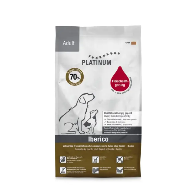 Platinum Adult Iberico & Greens Μαγειρευτή Ξηρά Τροφή 5Kg Μονόχρωμο