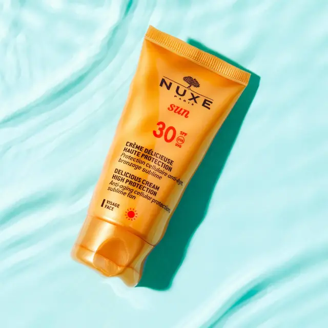 NUXE Sun Delicious Cream Αντηλιακή Αντιγηραντική Κρέμα Προσώπου Κατά των Καφέ Κηλίδων SPF30, 50ml 2