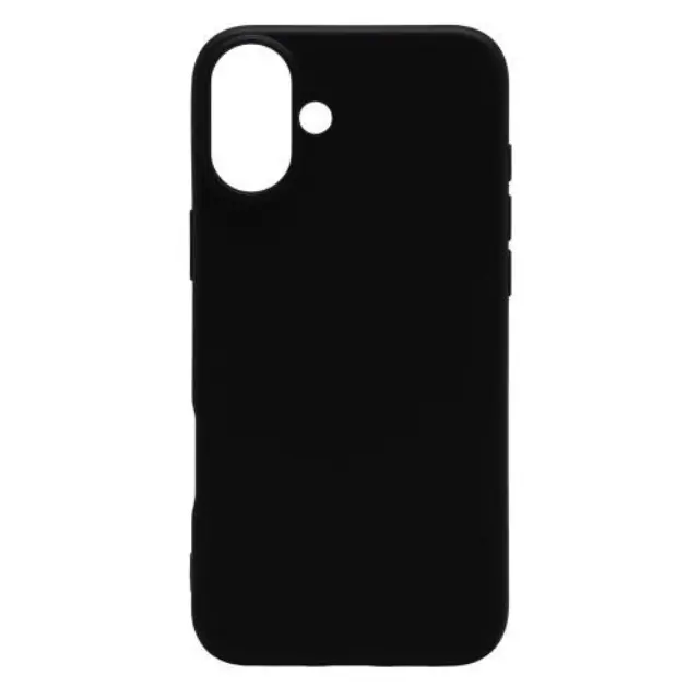 Θήκη Soft TPU inos Apple iPhone 16 Plus 5G S-Cover Μαύρο N66022