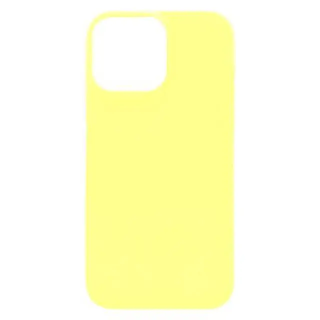 Θήκη Soft TPU inos Apple iPhone 13 Pro Max S-Cover Κίτρινο N56281