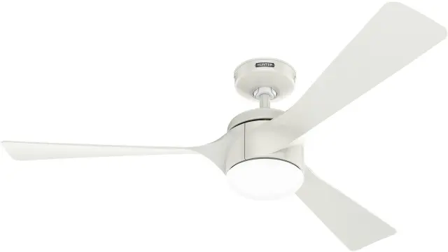 Hunter Rosedale 132 Fresh White - Ανεμιστήρας Οροφής με Φωτιστικό 2