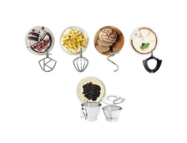 Κουζινομηχανή Kenwood Titanium Chef Baker KVC85.004SI με ισχύ 1200W, μεταβλητή ταχύτητα και χωρητικότητα 5L KVC85.004SI 2