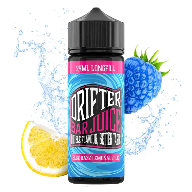 Blue Razz Lemonade Ice 24ml (120ml) - Drifter Bar Juice Flavorshots