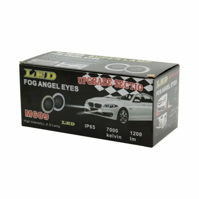 Rolinger Φώτα Ομίχλης 1200Lm LED 7.6cm 2τμχ