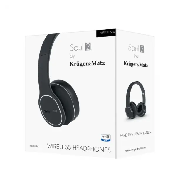 Bluetooth ακουστικά Kruger&Matz Soul 2, μαύρα 2
