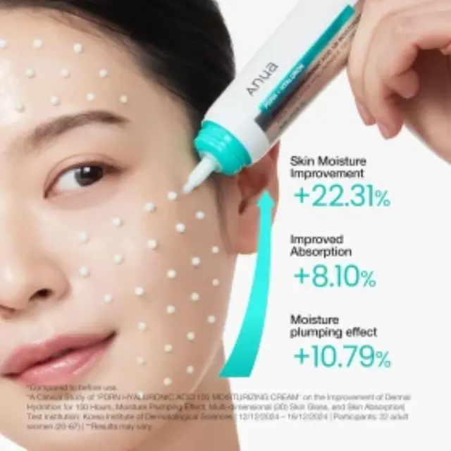 Anua PDRN Hyaluronic Acid 100 Κρέμα Προσώπου για Ενυδάτωση, Σύσφιξη & Ανάπλαση με Υαλουρονικό Οξύ & Κολλαγόνο 60ml 3