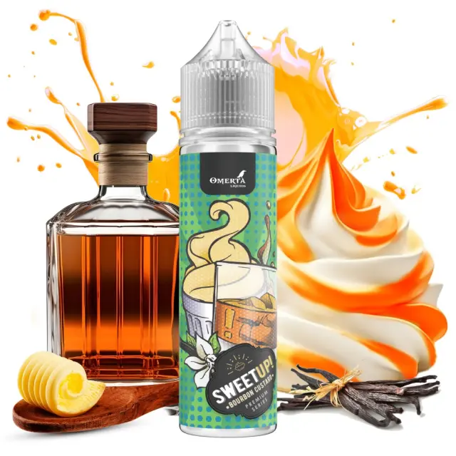 Bourbon Custard 15ml (60ml) - Sweet Up by Omerta