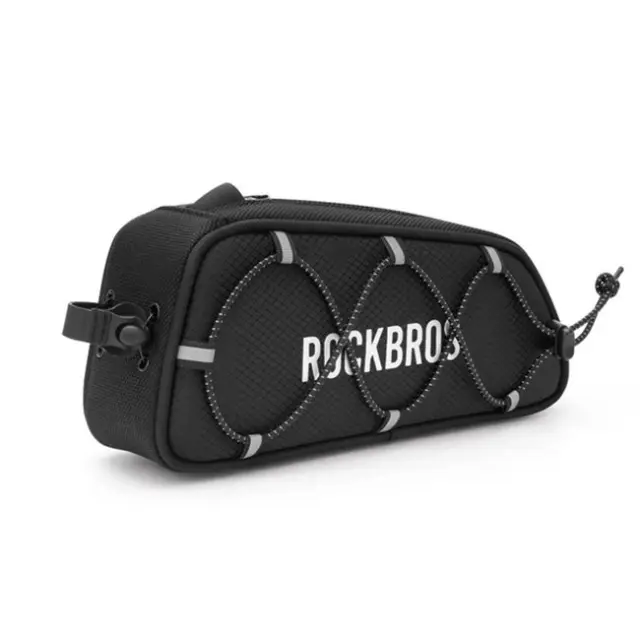 Rockbros TL004 Road to Sky 0.7L Waterproof Frame Bike Bag Black 2