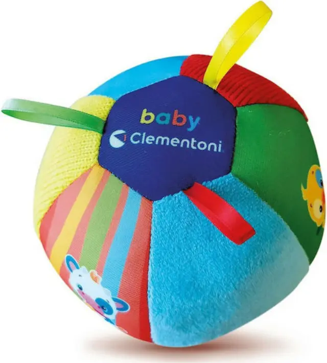 Baby Clem.Βρεφικό Παιχνίδι Μαλακή Μουσική Μπάλα Με Ζωάκια (1000-17464) 3