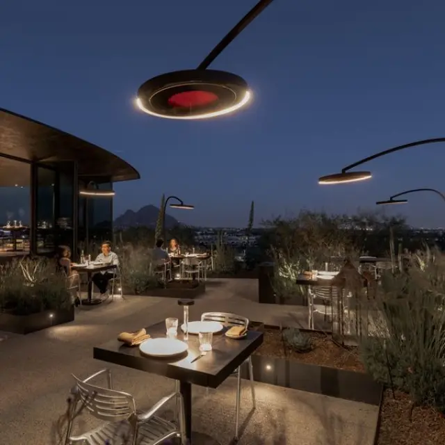 Θερμάστρα Μανιτάρι HALOGEN 2000W+360 Ορθοστάτη με Περιστροφή 70-00711 2