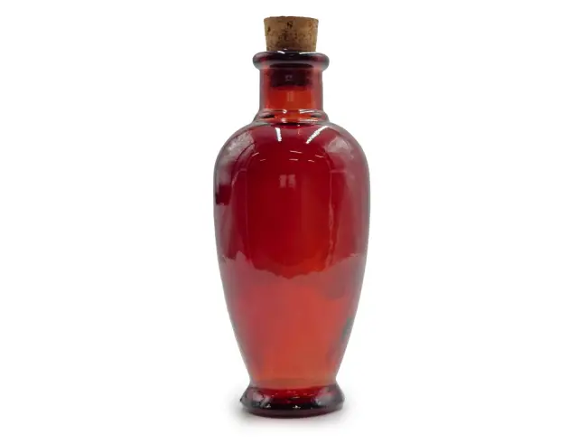 Διακοσμητικό Μπουκάλι με πώμα Glass Drops Castilla (5621DB738) Aπό 100% ανακυκλωμένο γυαλί, Xωρητικότητας 250ml, Διαστάσεων Ø 7 x Υ 15 cm, Terracotta 5621DB738 2