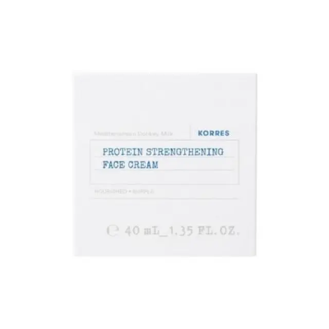 Korres Protein Strengthening Face Cream Ενισχυμένη Κρέμα Προσώπου με Γάλα Γαϊδούρας, 40ml