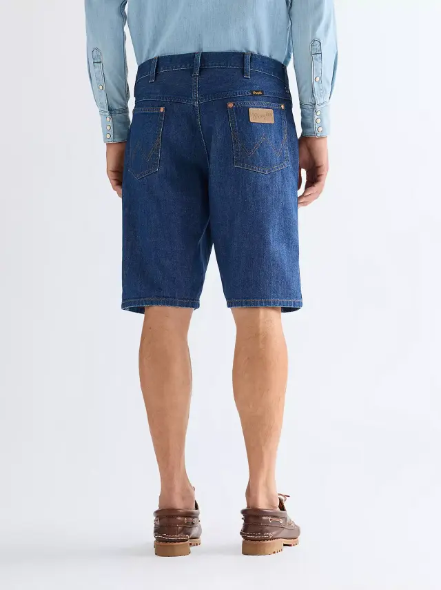 Wrangler Ανδρικό COWBOY DARK STONE Denim Shorts – Blue - 32 2