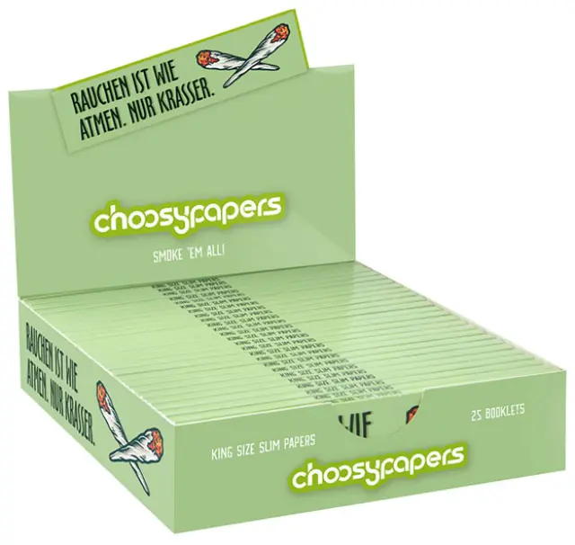 Choosypapers Χαρτάκια King Size Slim 32φ. - Breath 3