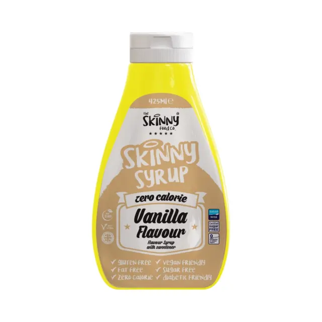 Zero Calorie Sugar Free Syrup Vanilla 425ml The Skinny Food Co