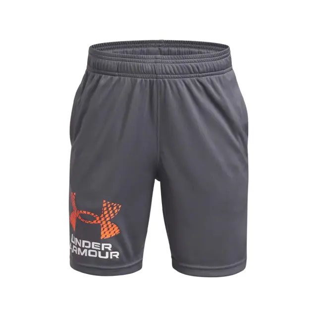 Under Armour Boy's Tech Logo Shorts Γκρι Σκούρο 1383333-025 (Under Armour)