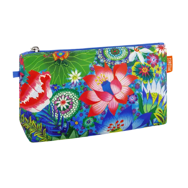 Pylones Τσαντάκι Καλλυντικών / Make-Up Pouch: Zip Glam (3 σχέδια) Fleurs d'Eau