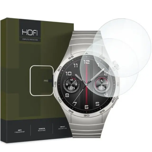 Hofi® Pro+ Tempered Glass Τζάμι Προστασίας για Huawei Watch GT4 (41mm) (2τμχ) - Clear