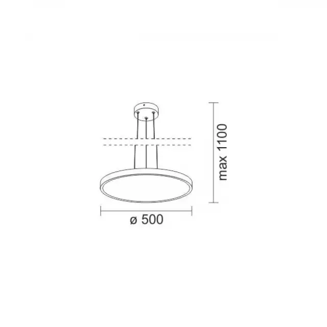 ΚΡΕΜΑΣΤΟ ΦΩΤΙΣΤΙΚΟ LED 50W 4000K ΛΕΥΚΟ 2