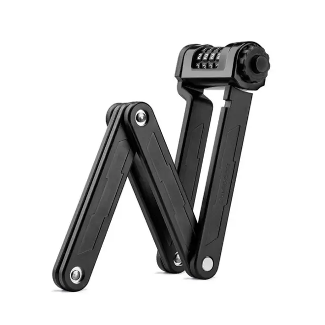 Rockbros Bike Lock with Combination LFCXR0085 Folding Black